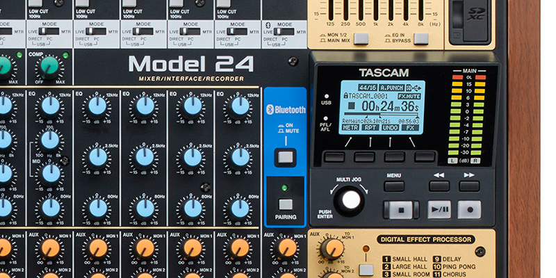 TASCAMのアナログ卓 + MTR。～『Model 24』 | イケベ デジタルタワー