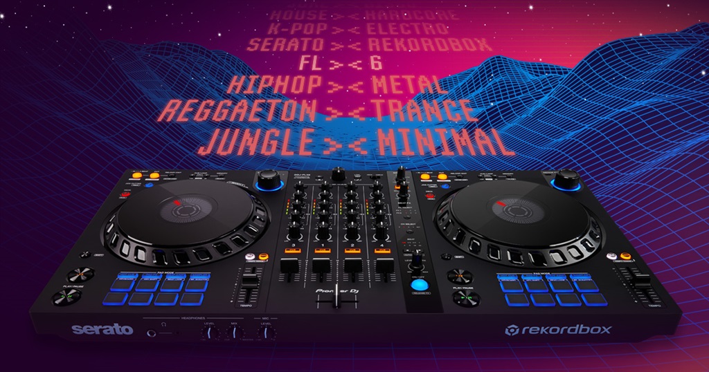 ジャンルの枠を超えるrekordbox・Serato DJ Pro対応4ch DJ